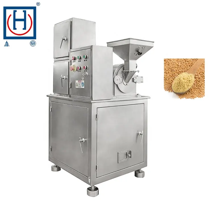 Chinese herb grinding machine Traditional Medicine leaves grinder dust removal pulverzier